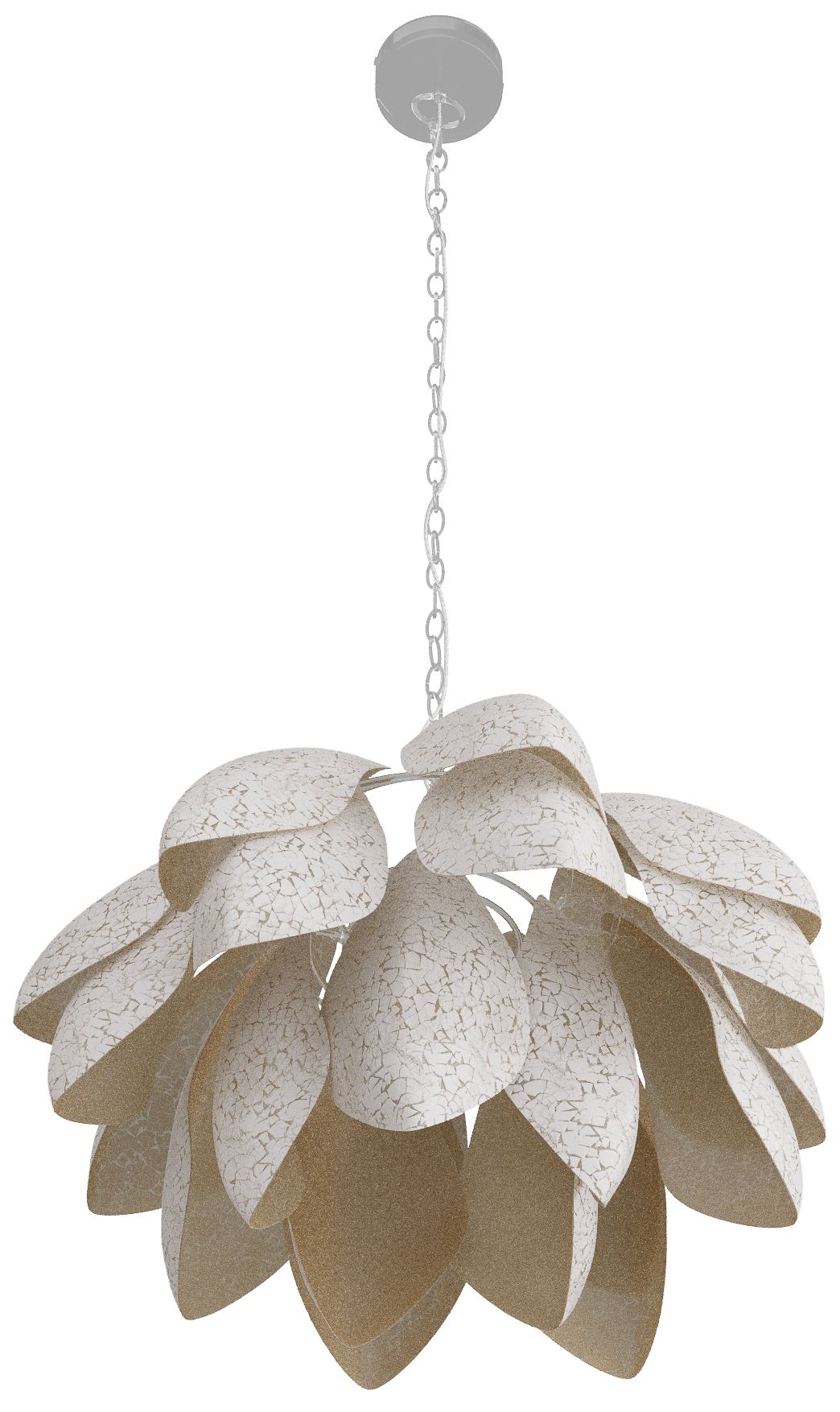 Image 4 Arteriors Ayana Chandelier Ivory White more views