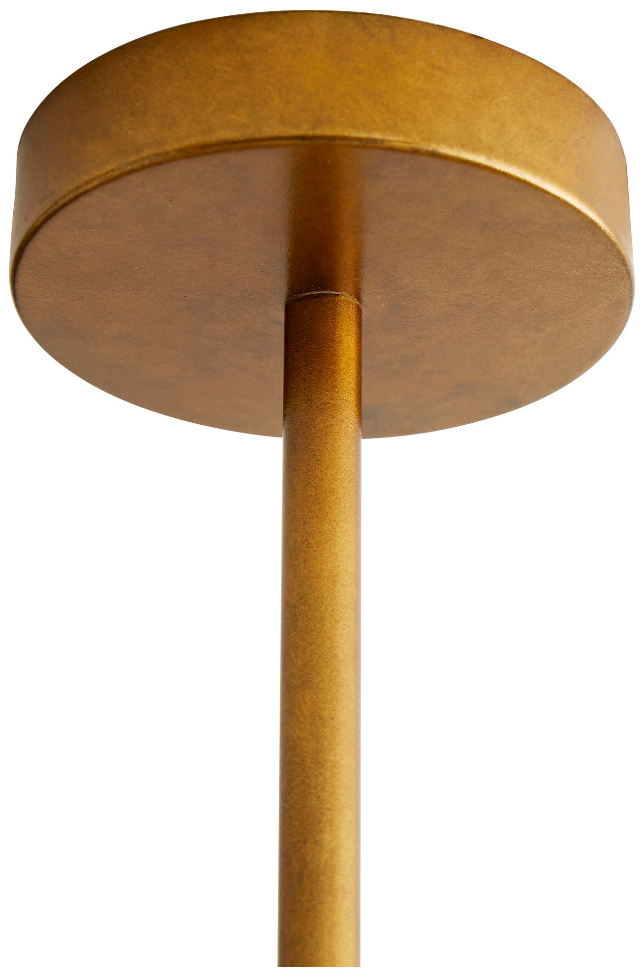 Arteriors- Baja Chandelier- 30" Natural Coco Beads, Antique Brass