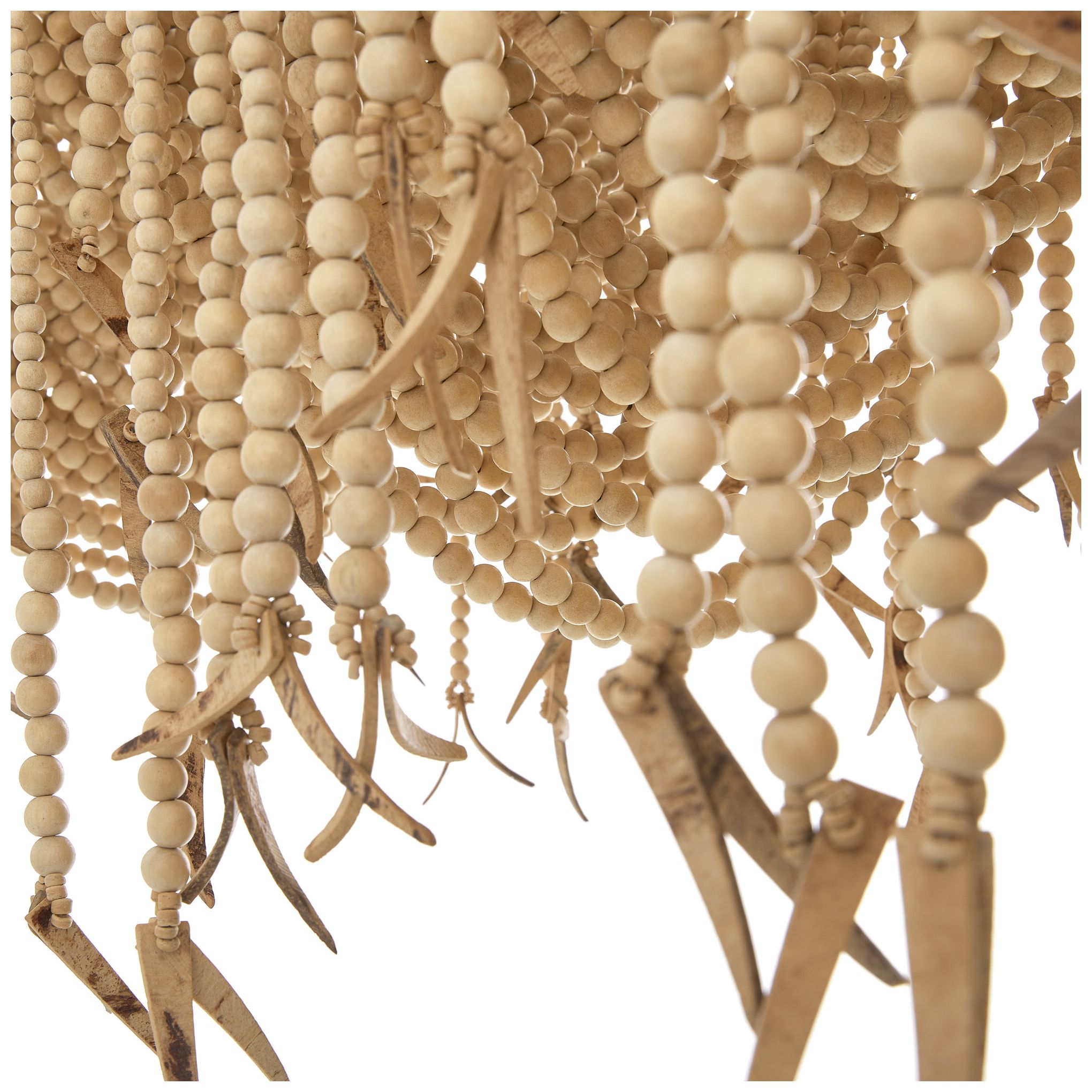 Image 6 Arteriors Baja Linear Chandelier Natural Antique Brass more views