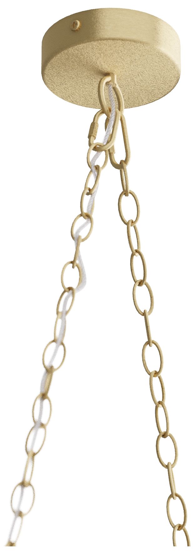 Arteriors Baja Linear Chandelier Natural Antique Brass