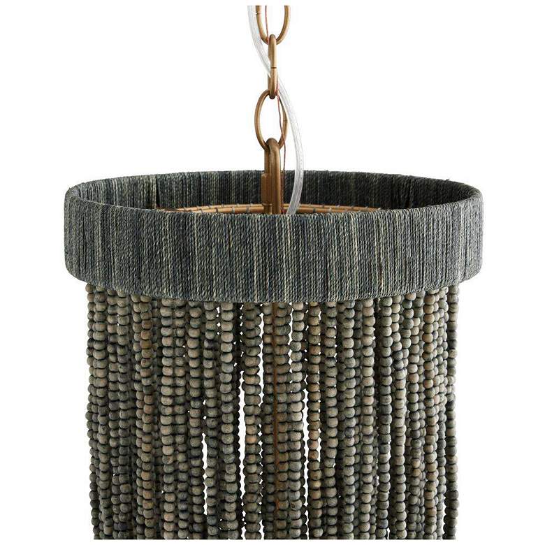 Image 7 Arteriors Baja Pendant 10" Dark Gray Wash more views