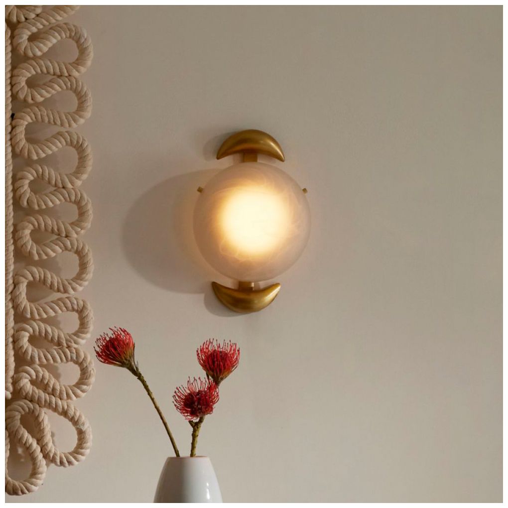 Arteriors Boite Sconce Antique Brass