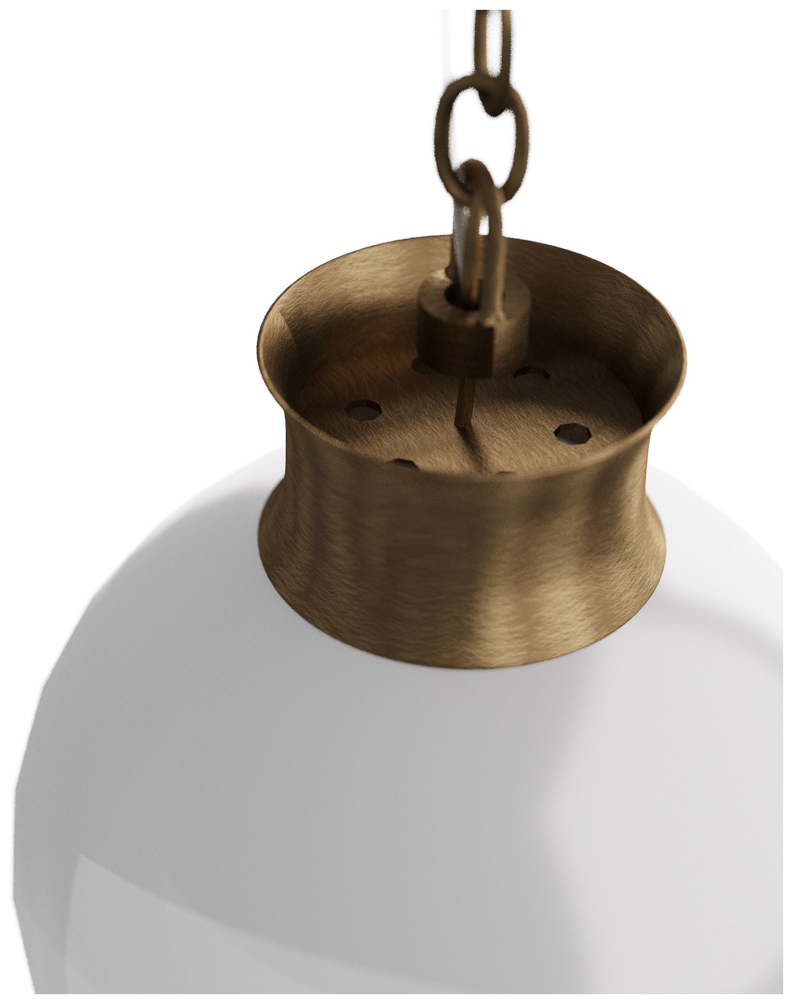 Image 4 Arteriors Boswell Pendant Antique Brass more views