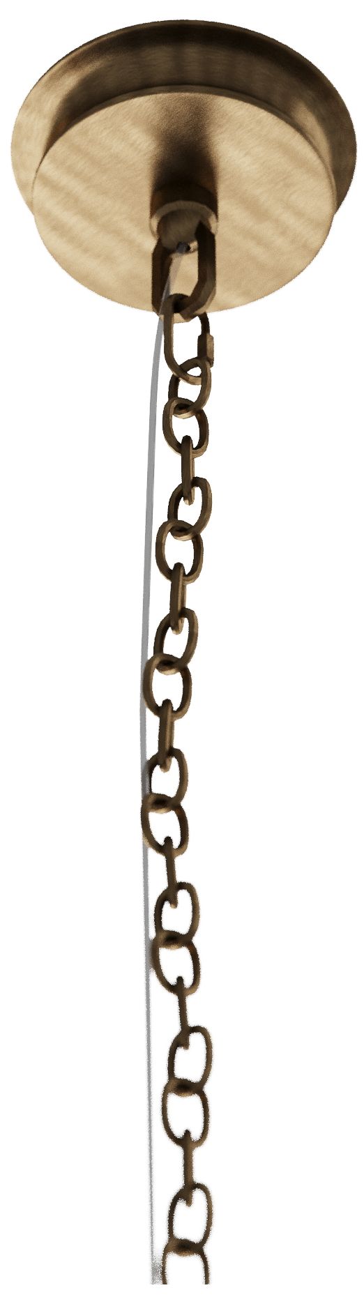 Image 6 Arteriors Boswell Pendant Antique Brass more views