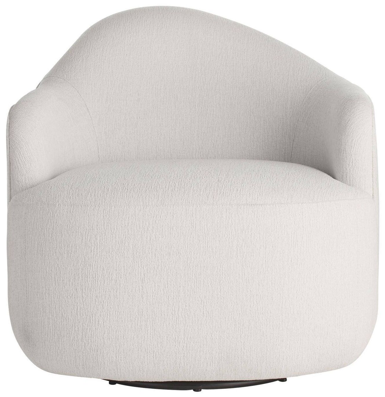 Image 2 Arteriors Boulder Swivel Lounge Chair, Left Sand more views