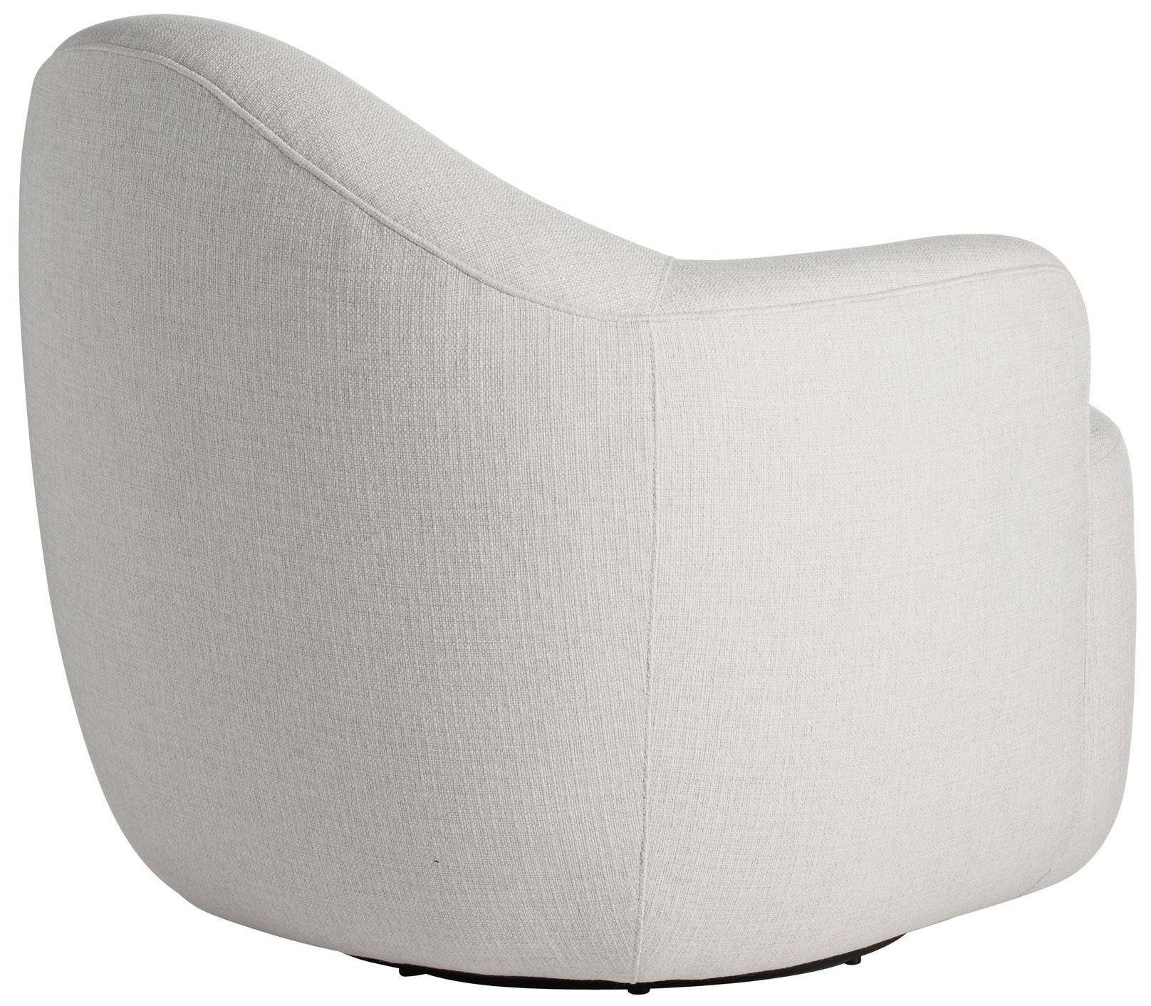 Image 3 Arteriors Boulder Swivel Lounge Chair, Left Sand more views