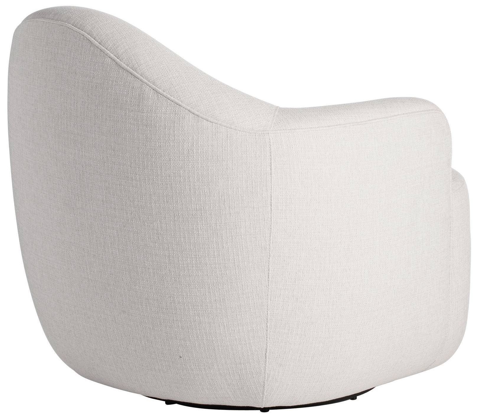 Image 3 Arteriors Boulder Swivel Lounge Chair, Right Sand more views