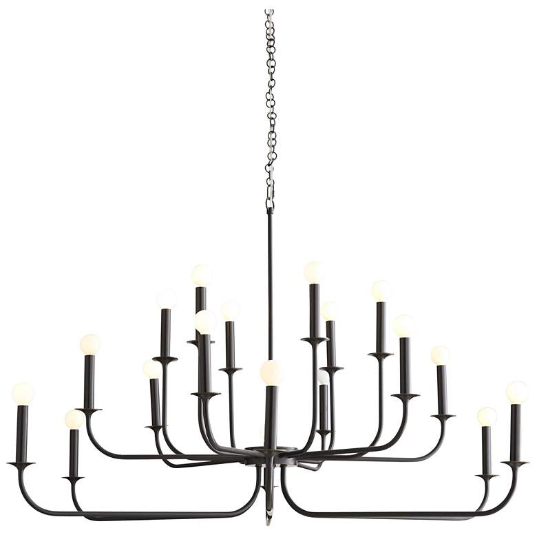 Image 1 Arteriors- Breck Large Chandelier- 52" Bronze