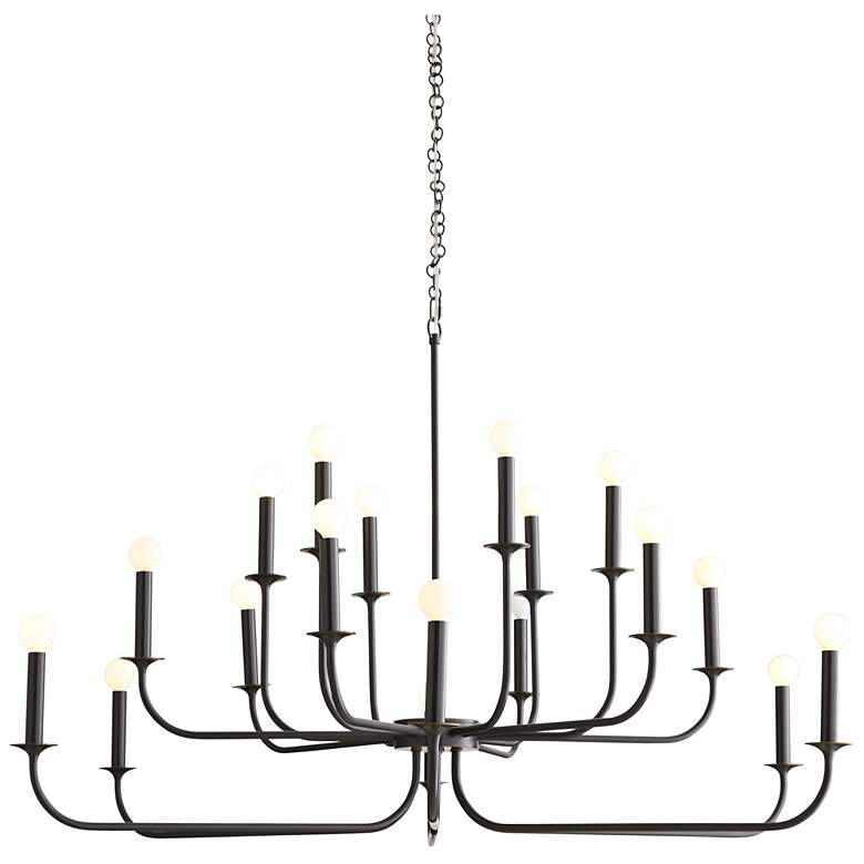 Image 1 Arteriors- Breck Large Chandelier- 52 inch Bronze