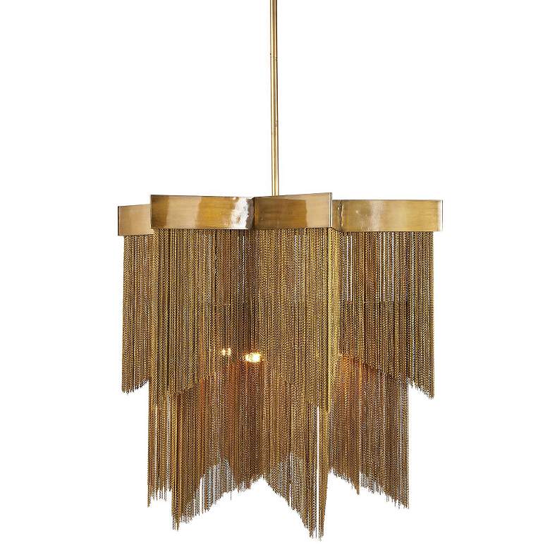 Image 1 Arteriors Bridget Chandelier Vintage Brass