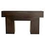 4_Arteriors Cairo Marbl Console Umber Wood more views