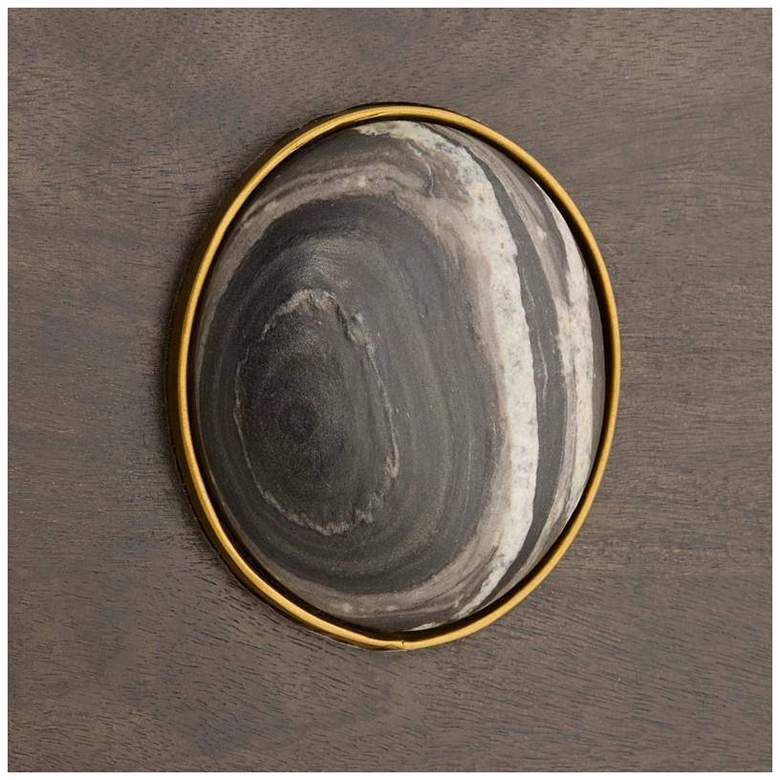 Image 5 Arteriors Cairo Marbl Console Umber Wood more views