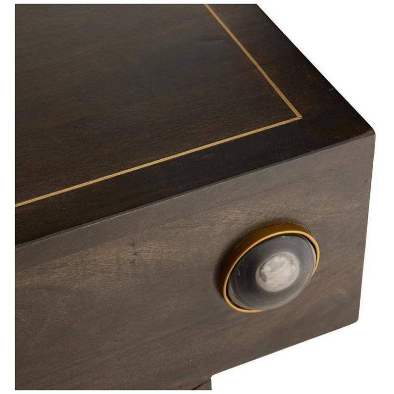 Image 6 Arteriors Cairo Marbl Console Umber Wood more views