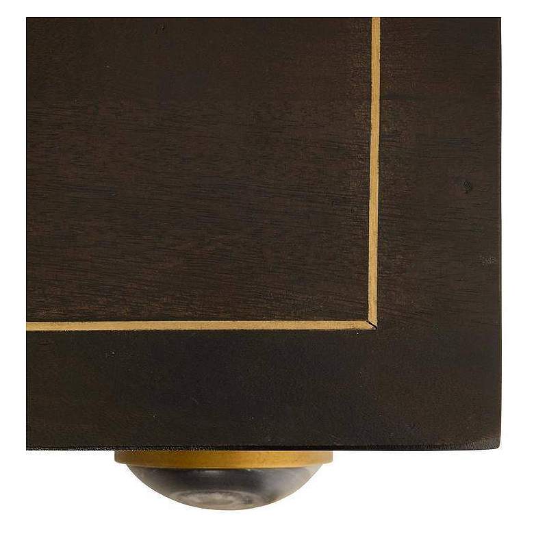 Image 7 Arteriors Cairo Marbl Console Umber Wood more views
