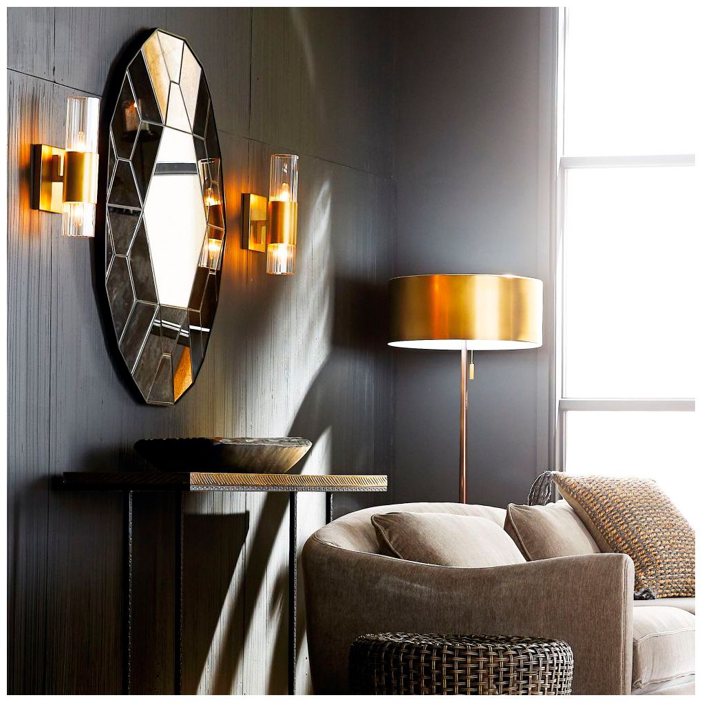 Arteriors Callen Mirror Natural Iron