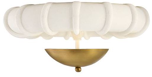 Image 4 Arteriors Camella Small Flush Mount 18" Ivory more views