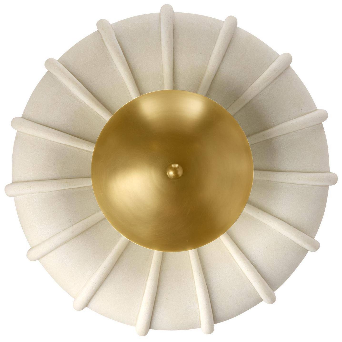 Arteriors Camella Small Flush Mount 18" Ivory