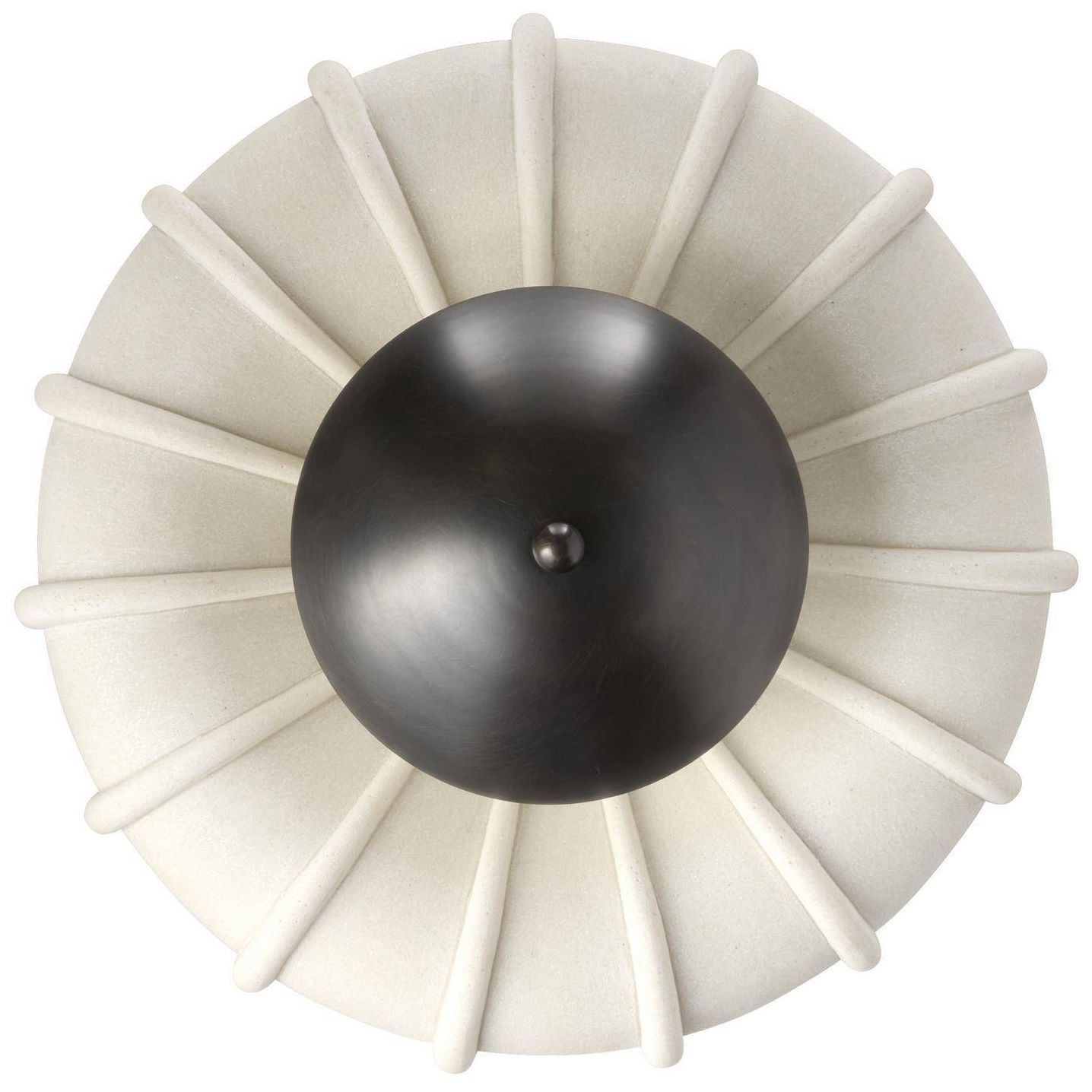 Arteriors Camella Small Flush Mount 18" Ivory