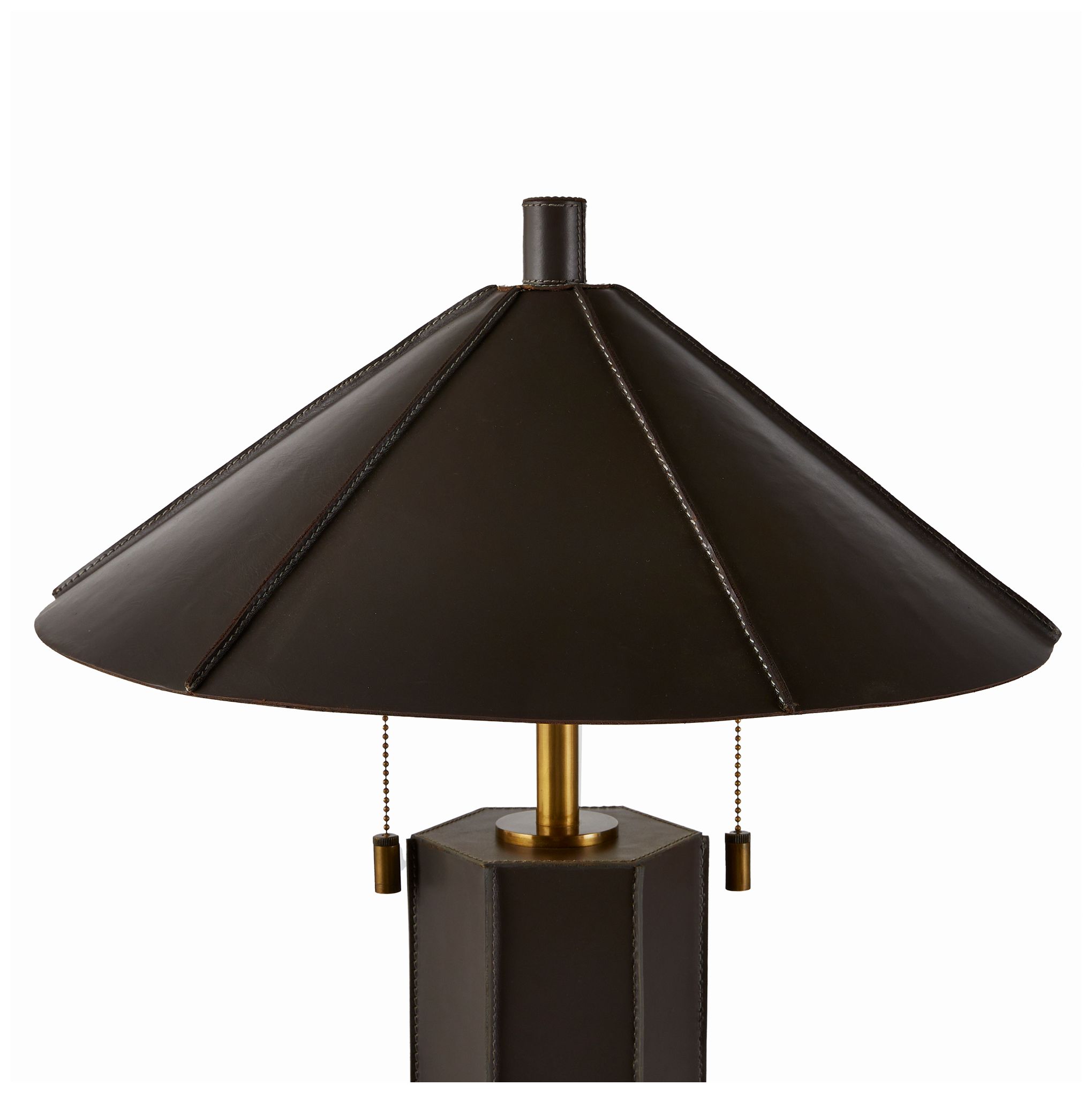 Thumbnail3 of Arteriors Cantrell Table Lamp Antique Brass/Gold Leaf more views