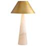 2_Arteriors Chanell White Alabaster Lamp Antique Brass Steel