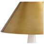 3_Arteriors Chanell White Alabaster Lamp Antique Brass Steel more views