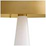 5_Arteriors Chanell White Alabaster Lamp Antique Brass Steel more views