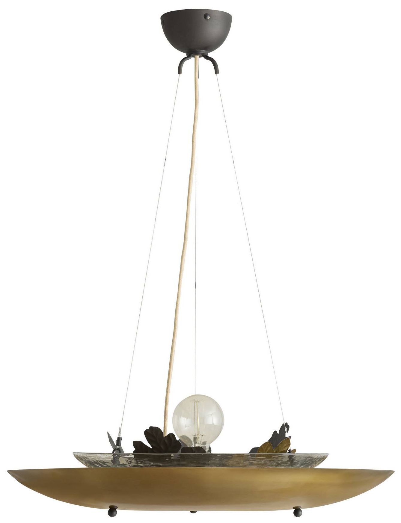 Image 2 Arteriors Chene Chandelier 27" Antique Brass more views