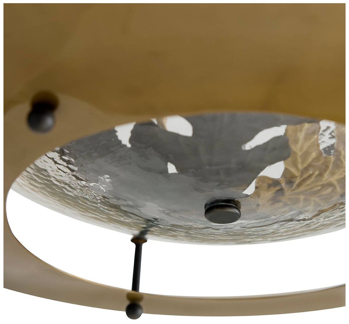Image 4 Arteriors Chene Chandelier 27" Antique Brass more views