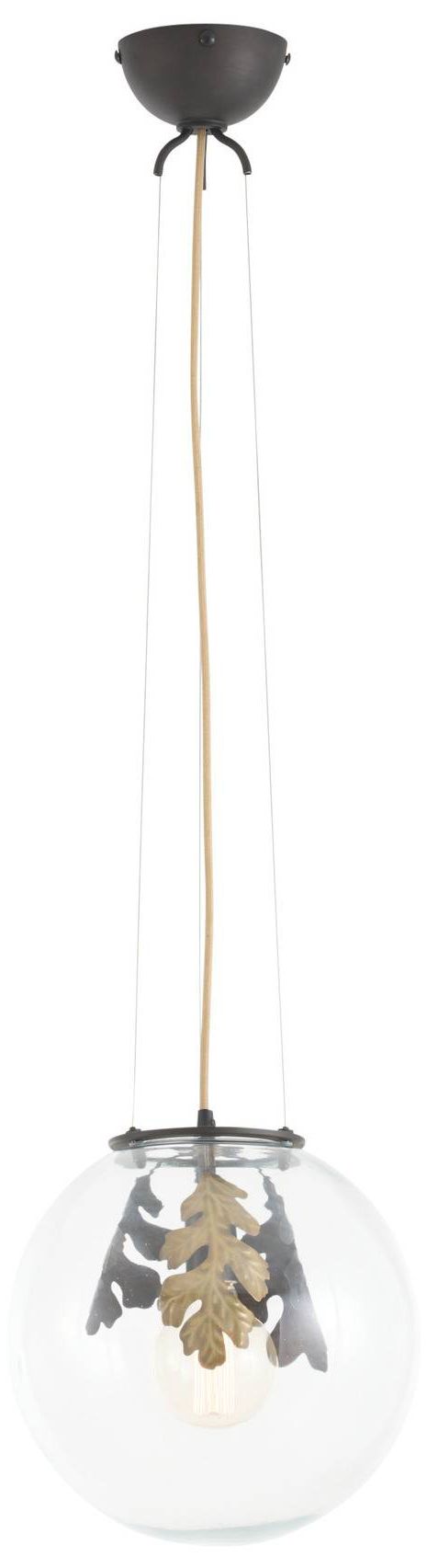 Image 3 Arteriors Chene Pendant 12" Bronze more views