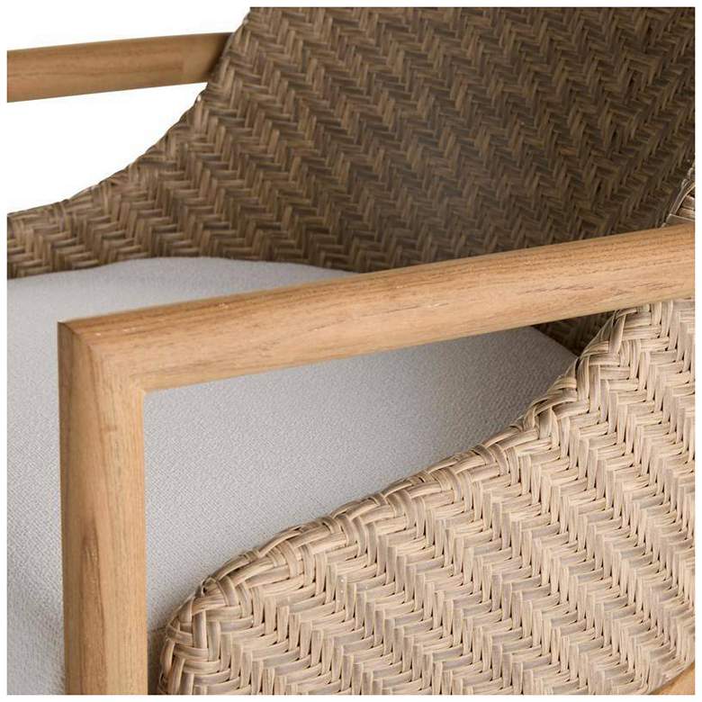 Image 6 Arteriors Chilton Outdoor Bar Stool Pearl Performance Boucle more views