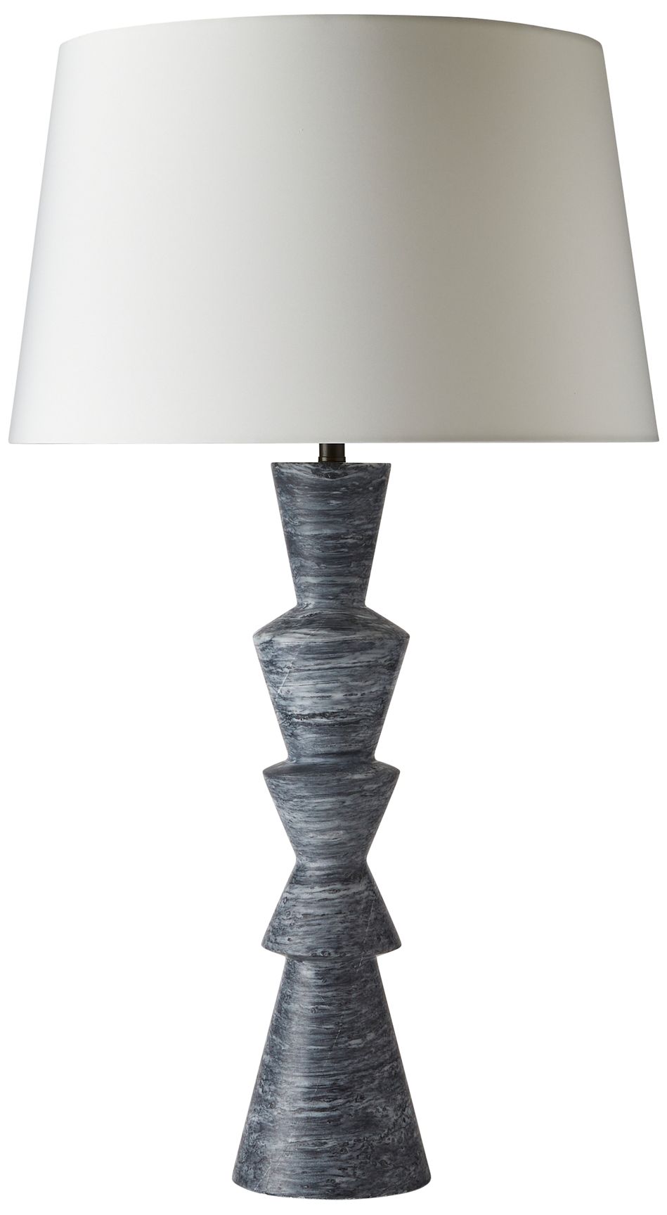 Image 4 Arteriors Chloe Table Lamp Faux Galaxy Marble/Bronze more views