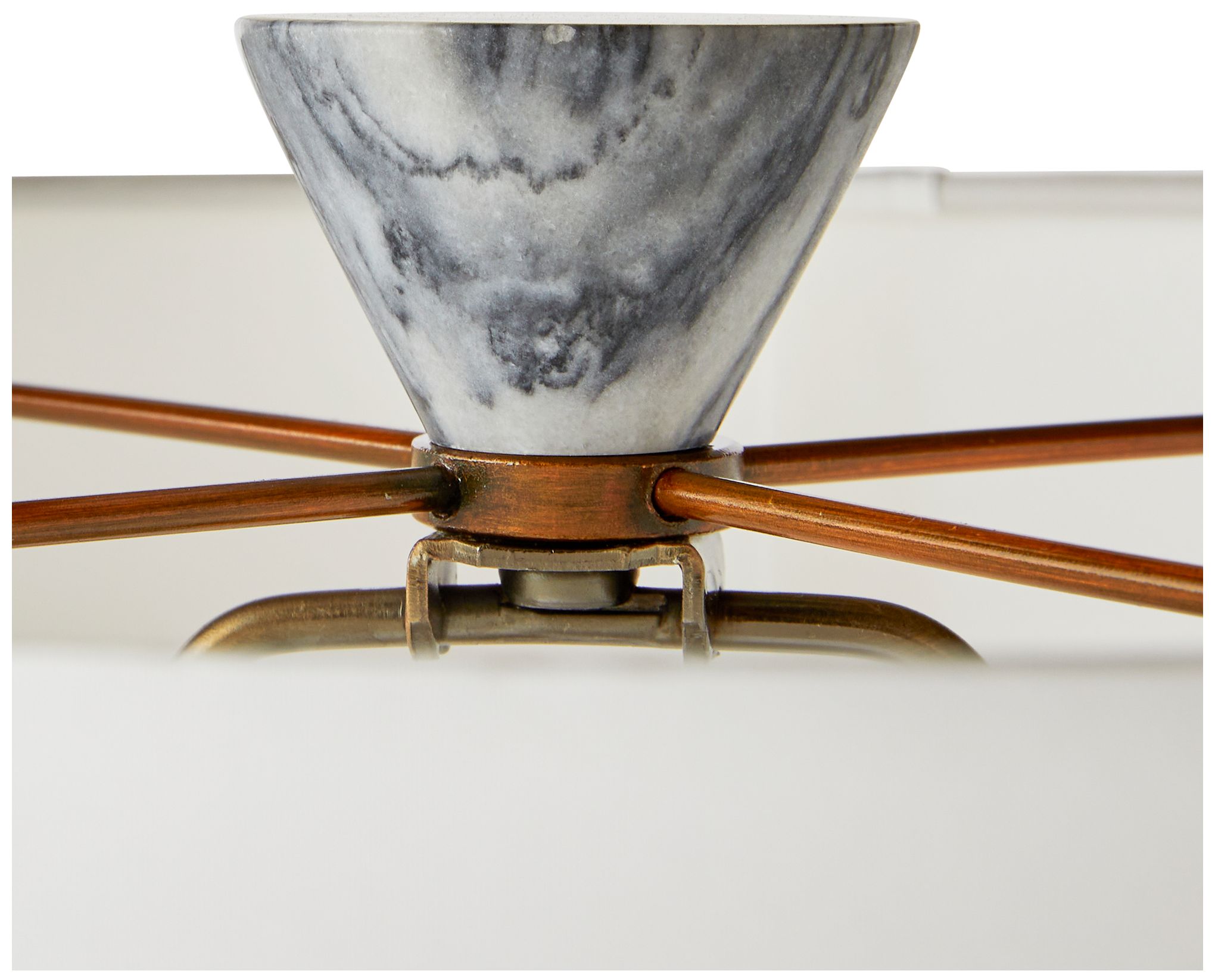 Arteriors Chloe Table Lamp Faux Galaxy Marble/Bronze