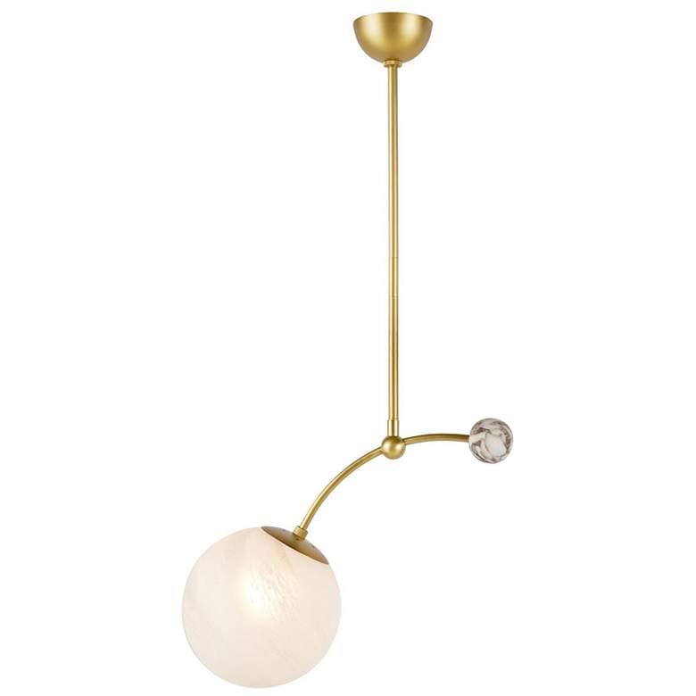 Image 1 Arteriors Christina Pendant Antique Brass