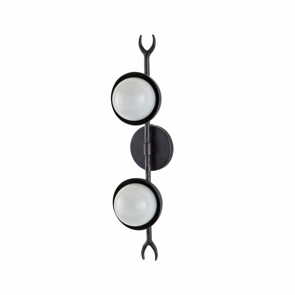 Image 3 Arteriors Churchill Sconce Blackened Iron more views