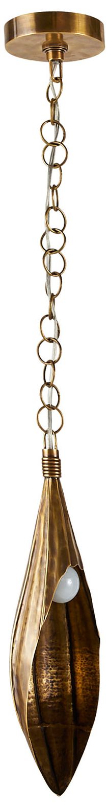 Image 2 Arteriors Clayton Pendant Vintage Brass more views