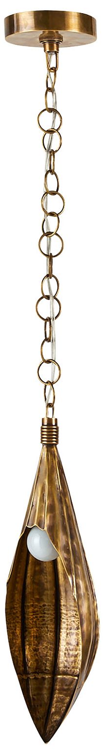 Image 3 Arteriors Clayton Pendant Vintage Brass more views