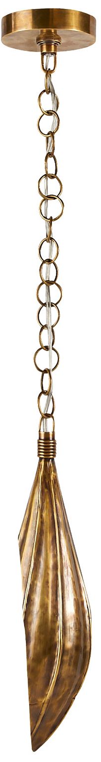 Image 4 Arteriors Clayton Pendant Vintage Brass more views