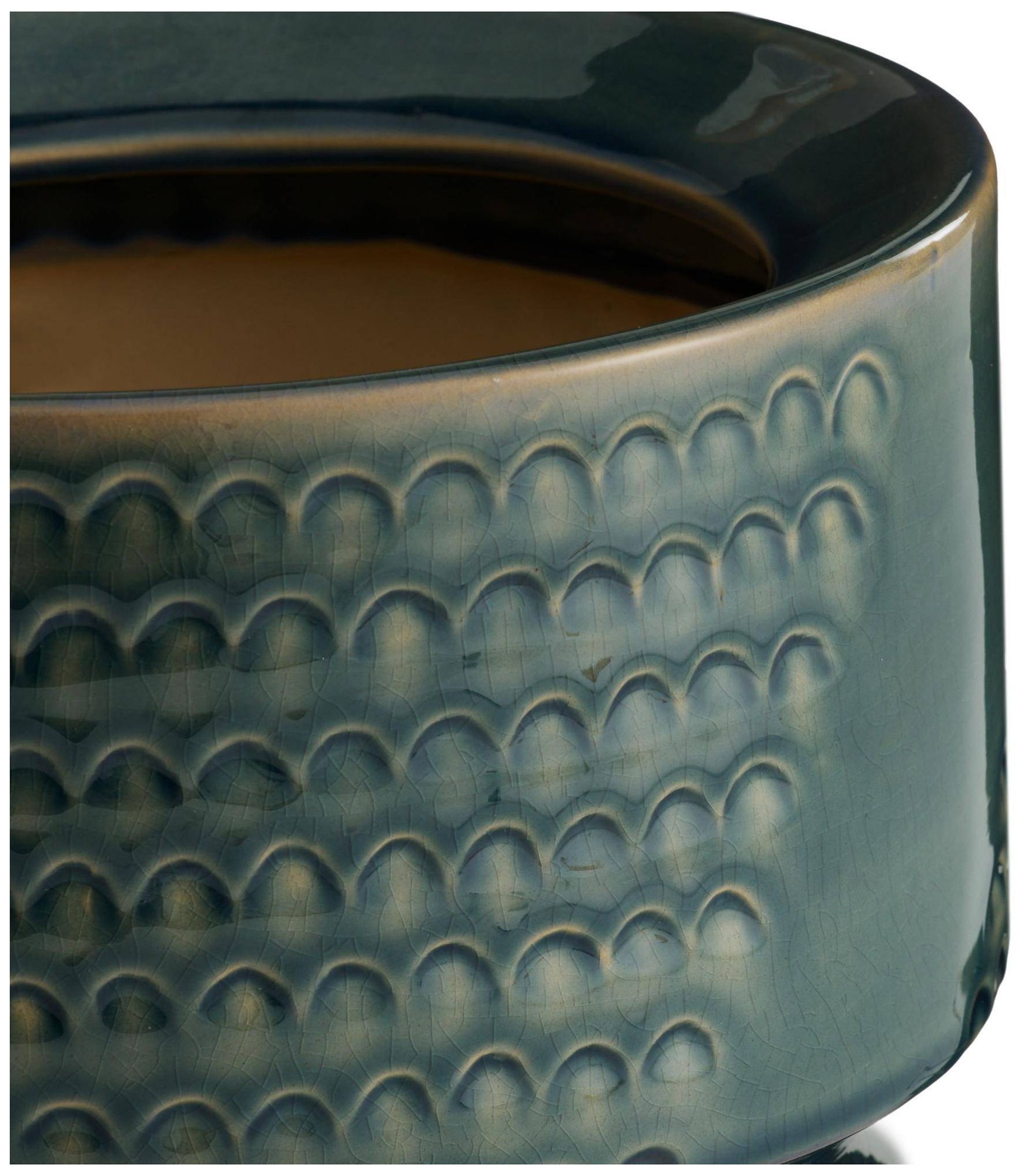 Image 6 Arteriors Cliff Vases, Set of 2 Gunmetal & Teal Reactive more views