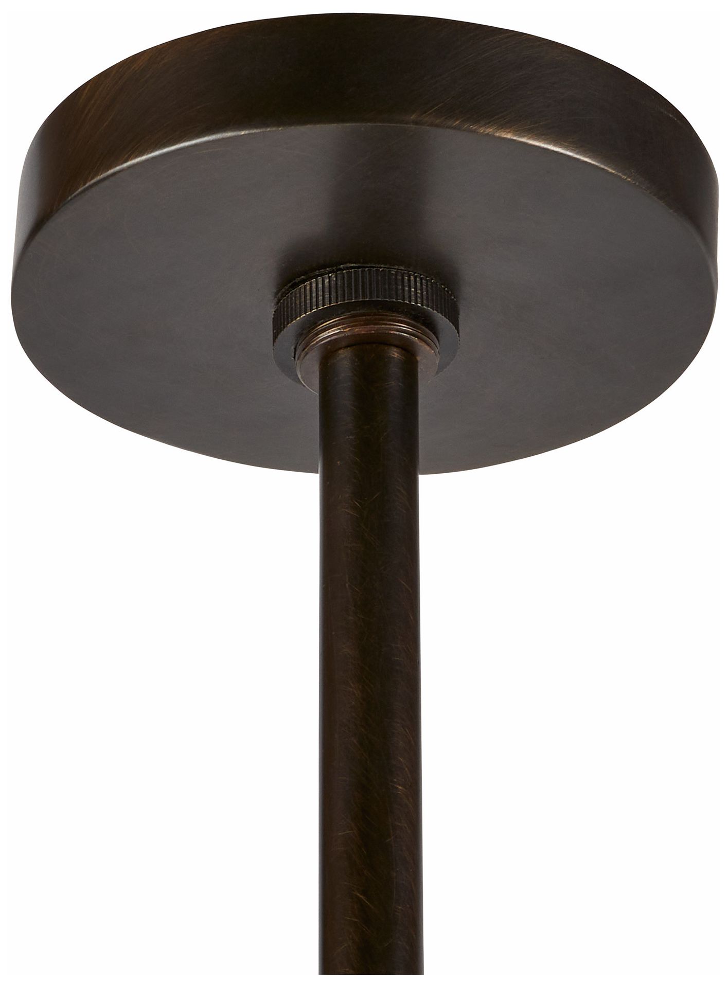 Image 7 Arteriors Collins Pendant Faux Travertine/English Bronze more views