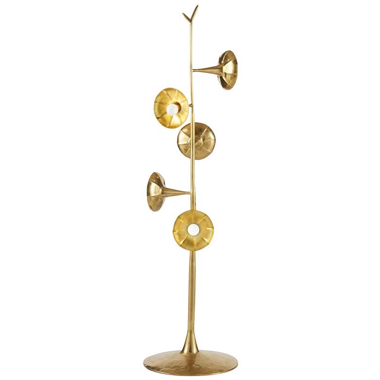 Image 1 Arteriors Coltrane Floor Lamp Antique Brass