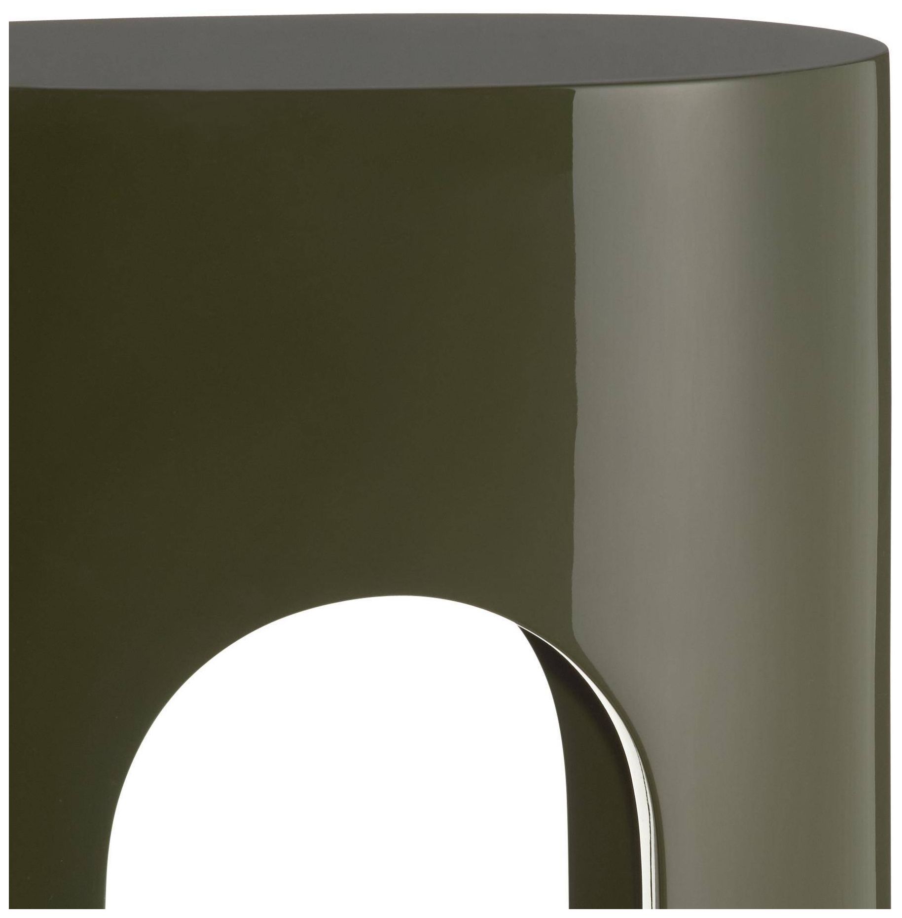 Image 4 Arteriors Constantine Short Accent Table Dark Moss more views