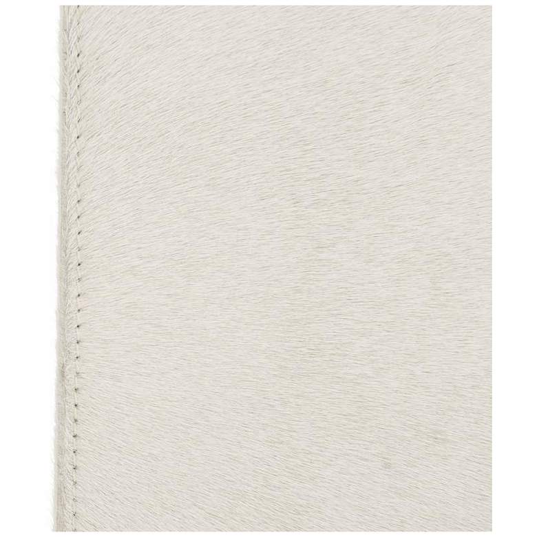 Image 6 Arteriors Cowan Bar Stool White Hair on Hide more views