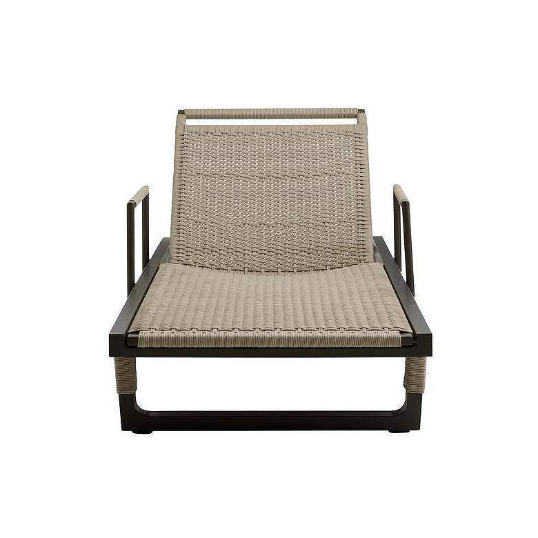 Image 3 Arteriors Daytona Outdoor Chaise Buff Dutch Weave more views