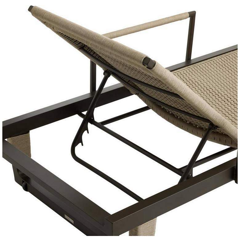 Image 6 Arteriors Daytona Outdoor Chaise Buff Dutch Weave more views