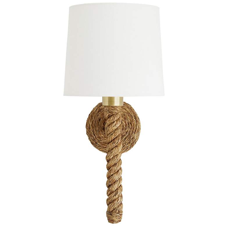 Image 1 Arteriors- Douglas Sconce- 9" Natural Jute