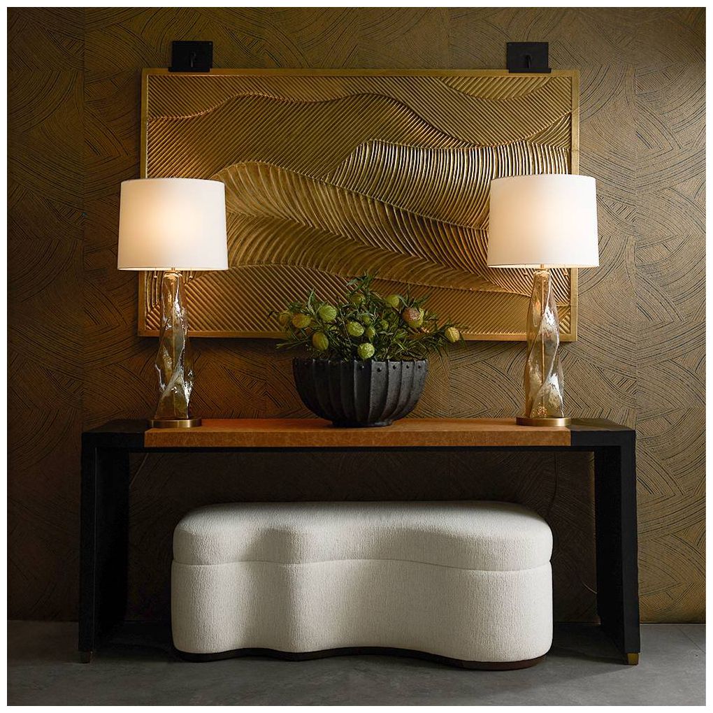 Arteriors Drift Wall Plaque Antique Brass