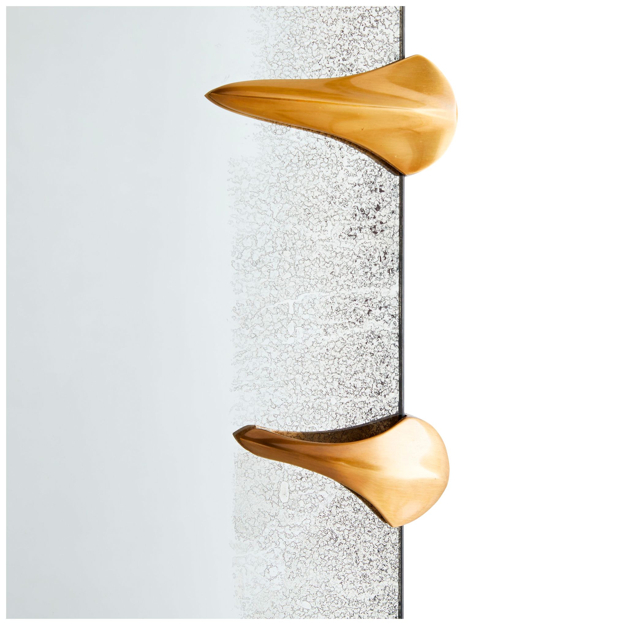 Image 3 Arteriors Edged Talon Mirror Antique Brass more views