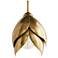 Arteriors- Edith Pendant- 8" Vintage Brass