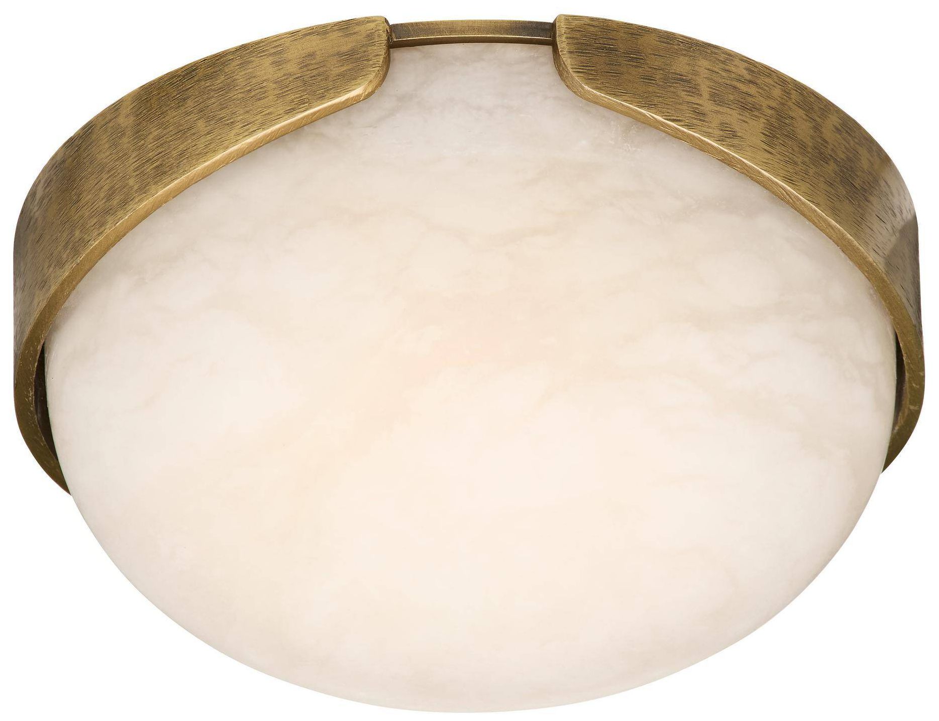 Image 2 Arteriors Elara Mini Flush Mount 5.5" White