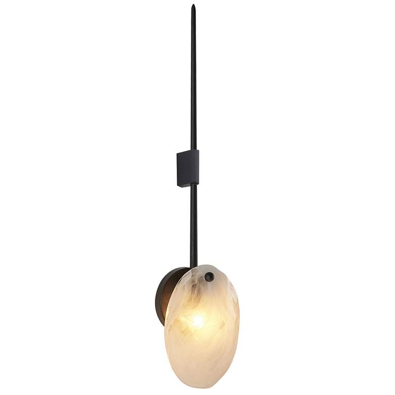 Image 1 Arteriors Elijah Sconce Blackened Iron